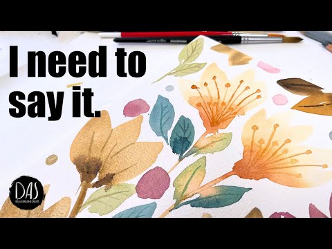 Why I lost all my friends when I started to paint watercolor online