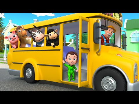 Wheels On The Bus | Animals Version and MORE Educational Nursery Rhymes & Kids Songs