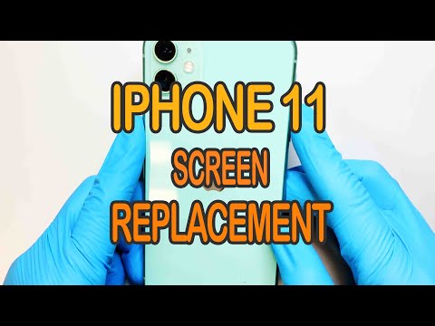 How to replace iPhone 11 cracked screen.