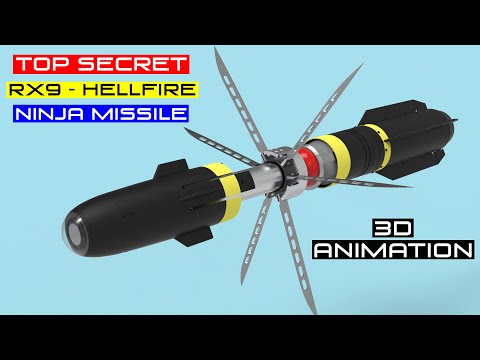 How the Bladed R9X Ninja Missile works? | AGM-114 "R9X" Hellfire | Ninja Bomb