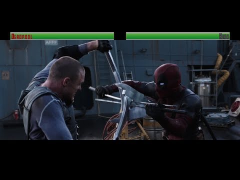 Deadpool vs Ajax...with healthbars