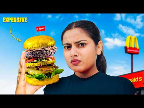 I Tried Most Expensive Fast Food of Every Brand !