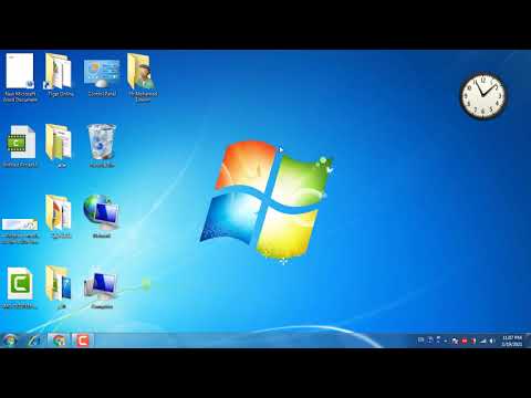 كيفية ترتيب  و تحريك الايقونات على سطح المكتب Desktop