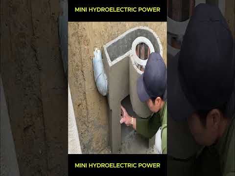 Unique mini hydropower design with one units