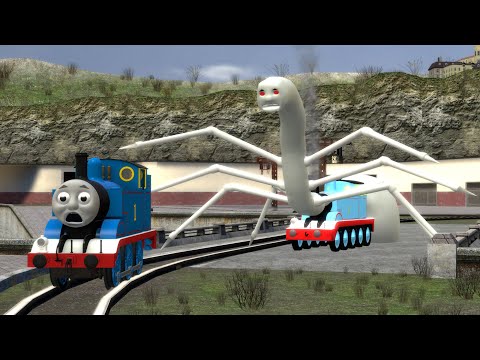 Building a Thomas Train Chased By Cursed Thomas The Train in Garry's Mod