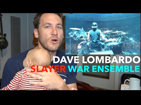 Guitar Teacher REACTS: Dave Lombardo | Slayer "War Ensemble" Big 4 Yankee Stadium