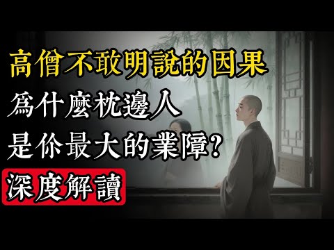 高僧不敢明說的因果，為什麼枕邊人是你最大的業障？（深度解讀） 佛教  佛學知識 修心修行 禪悟人生
