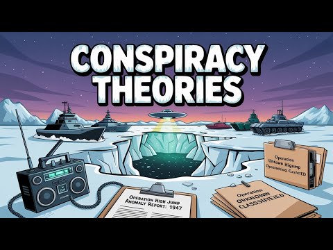 Antarctica's Biggest Secret... | Conspiracy Theories | Operation Highjump | Rain + Black Screen
