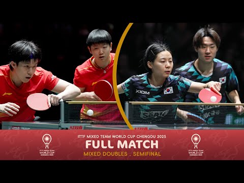 FULL MATCH | Wang/Sun vs Choi/Oh | Semifinal - ITTF Mixed Team World Cup 2025