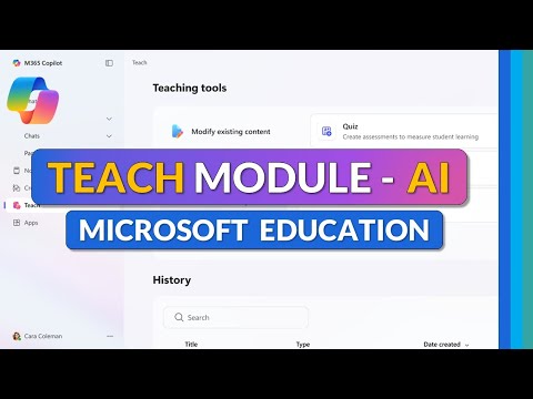 Microsoft 365 Copilot: New AI-powered Teach Module (Full Tutorial for Teachers)