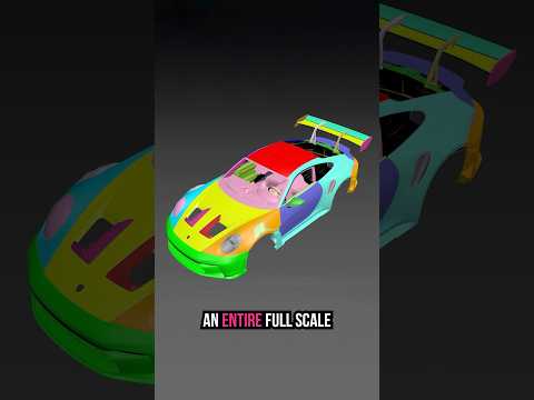 3D printed Porsche GT3 RS ๐คฏ #3dprinting #porsche #supercars #diy