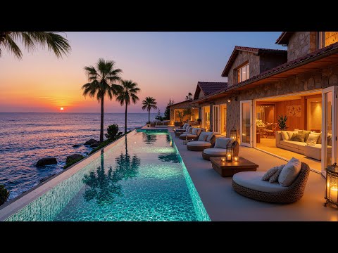 Smooth Jazz with Sunset at a Seaside Resort – Enjoy Peaceful Moments and Mental Relaxation