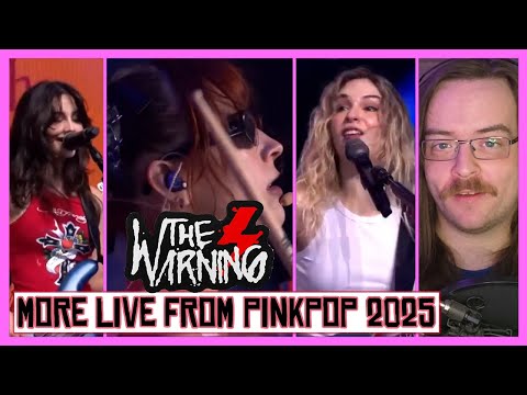 British Guitarist FIRST REACTION to The Warning - MORE Live from PinkPop 2025