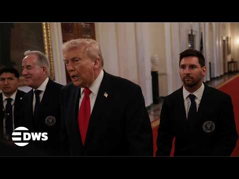WATCH: President Trump Welcomes MLS Champions Inter Miami and Lionel Messi to the White House | AC15
