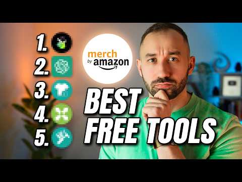 Top 5 FREE Tools For Amazon Merch in 2025!