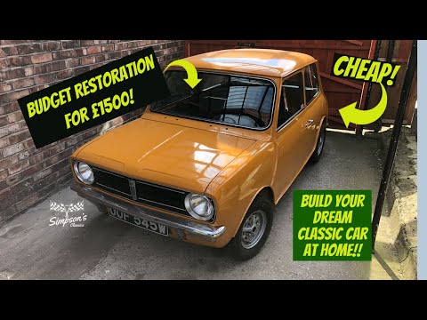 Classic Mini Clubman Restoration Time-lapse - Rusty Shell to Painted Stunner for £1500!!