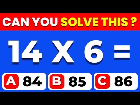Can You Beat This Math Quiz? ➗✖️🧠 | Easy → Impossible | QuizVaultt