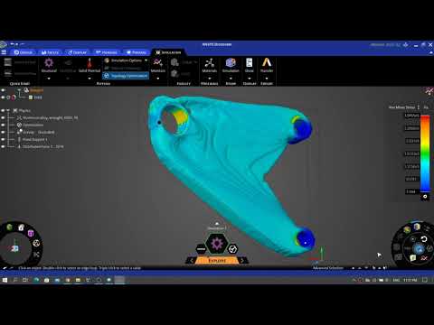 (60fps) Getting Started: Ansys Discovery Topology Optimization