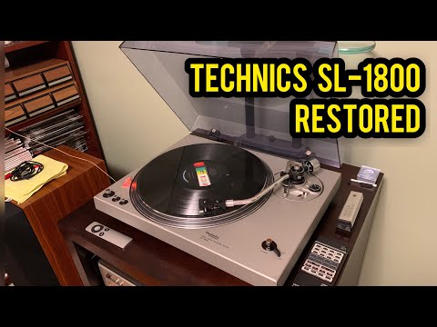 Technics SL-1800 Turntable Restored