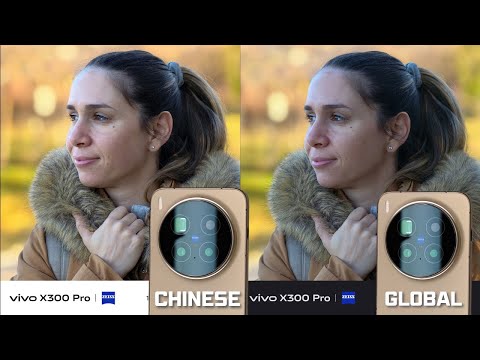 Vivo X300 Pro: Global verison vs Chinese version (Portraits)