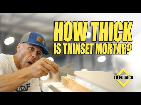 How THICK is the Thinset Under Tiles??? --- You'll NEVER Believe What We Discovered!