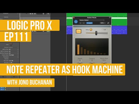 LOGIC PRO X - Using Note Repeater As Hook Machine