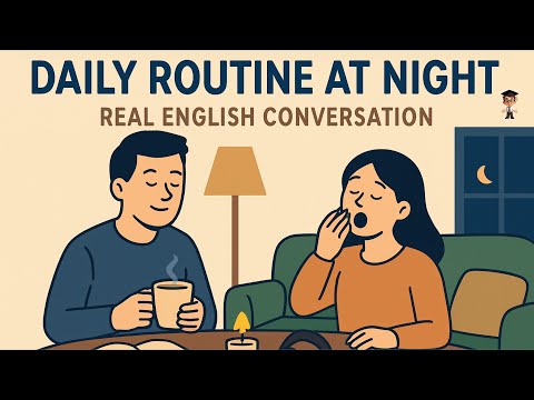 Daily Routine at Night | English Conversation for Beginners | Evening Conversation | English Podcast