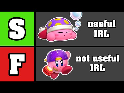 Ranking every Kirby ability by how useful it is IRL