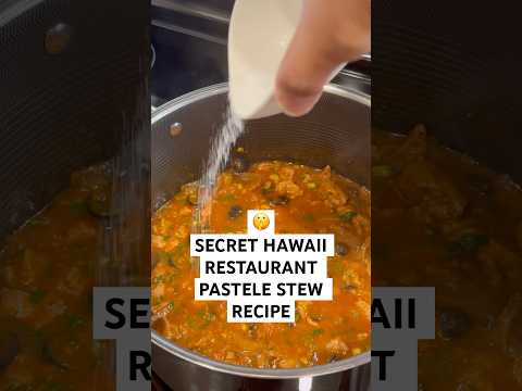 Pastele Stew (Secret Hawaii Restaurant Recipe) #pastelestew #pastelestewrecipe #pastele #hawaiifood