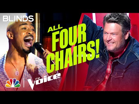 Kevin Hawkins' Four-Chair Turn Performance of "Isn't She Lovely" | The Voice Blind Auditions 2022