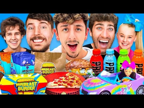 Rating YouTuber Products.. (MrBeast, David Dobrik, Airrack & MORE)