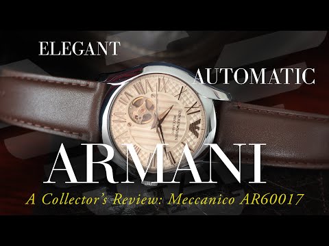 Emporio Armani Meccanico AR60017 Watch Review | Hidden Gem with Timeless, Elegant Style