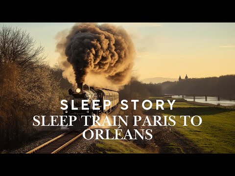 FALL ASLEEP | Paris–Orléans Railway Sleep Story | Spring Train Along the Loire Valley | RELAXING