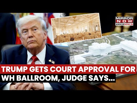 Trump Wins Court Ruling Allowing Ballroom Construction Inside The White House, Judge Says...