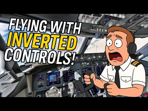 Real 737 Pilot Tries Flying with Inverted Controls!