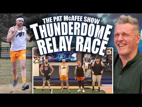 The Pat McAfee Show ThunderDome Relay Race That Shocked The World