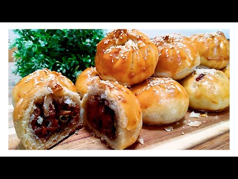 Crispy Flaky Chicken Siew Pau/Siu Bao/Chinese Puff Pastry/Meat Puff Recipe