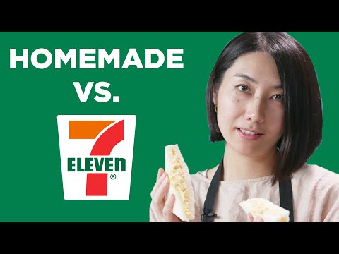 Homemade Vs. 7-Eleven: Japanese Egg Salad Sandwich • Tasty
