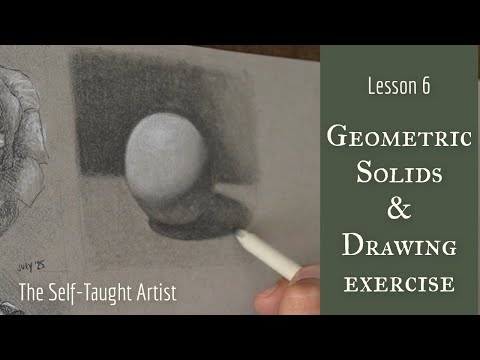 Self-Taught Artist Lesson 6: Drawing a Sphere + Easy Beginner Exercise