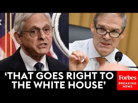 BREAKING NEWS: Jim Jordan Confronts Merrick Garland Over Investigation Into The Bidens