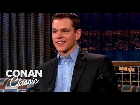 Matt Damon On Europe’s Strange Holidays | Late Night with Conan O’Brien