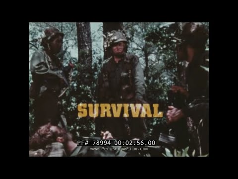UNITED STATES ARMY 1980s COLD WAR ERA /  EUROPE   SURVIVAL TRAINING FILM   78994