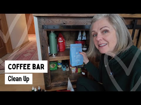 Coffee Bar Clean Up