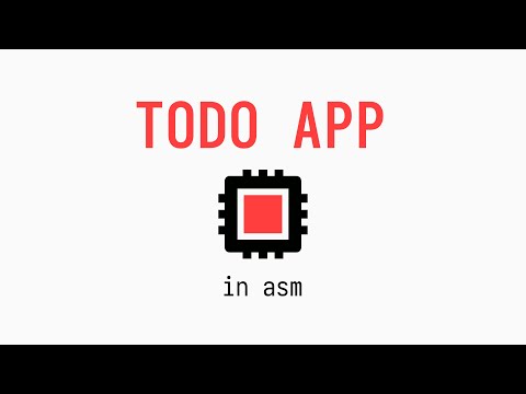 To-Do App in Assembly