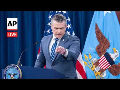 LIVE: Pete Hegseth holds Pentagon briefing on the Iran war