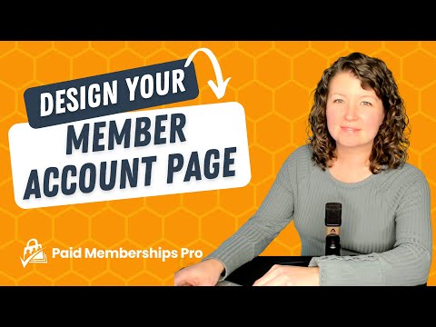 Design Your Member Account Page and Member Dashboard