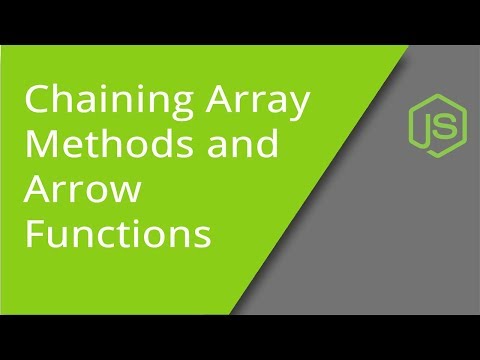 JavaScript Chaining Array Methods and Using Arrow Functions