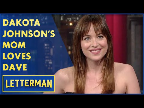 Dakota Johnson's Mom Melanie Griffith Really Loves Dave | Letterman