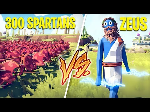 300 SPARTANS vs ZEUS!! (Totally Accurate Battle Simulator)