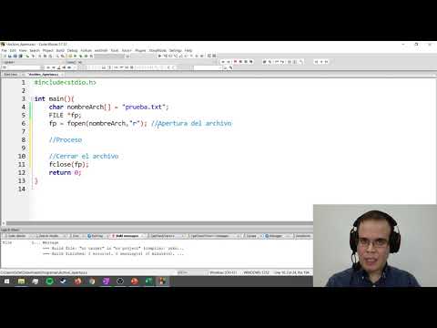 Archivos en C - Apertura y Cierre